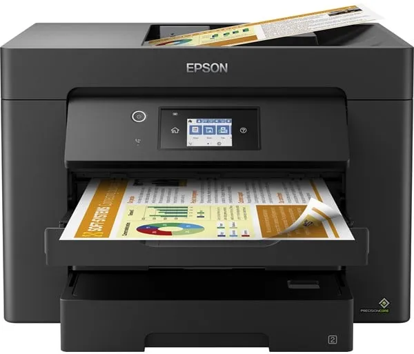 Epson WorkForce WF-7830DTWF A3 All in One Bläckskrivare Multifunktion med Fax - Färg - Bläck