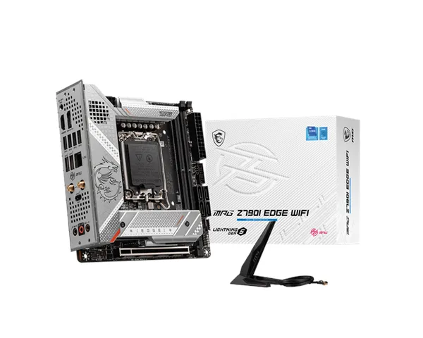 MSI MPG Z790I EDGE WIFI Moderkort - Intel Z790 - Intel LGA1700 - DDR5 RAM - Mini-ITX