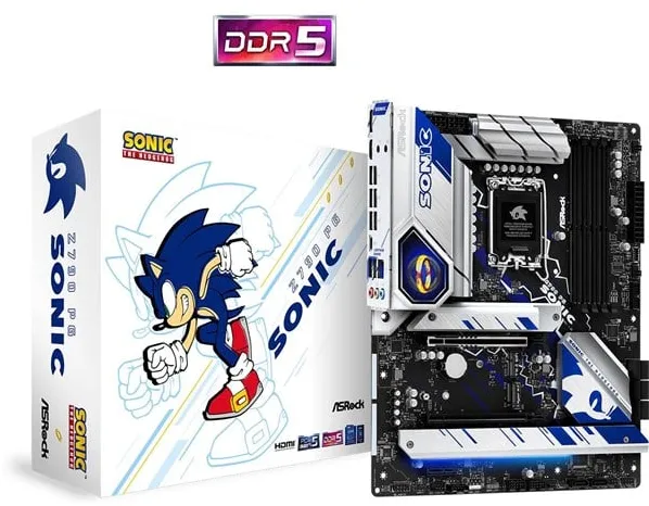 ASRock Z790 PG Sonic Moderkort - Intel Z790 - Intel LGA1700 - DDR5 RAM - ATX